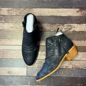 Boutique by Corkys Black Metallic Bootie